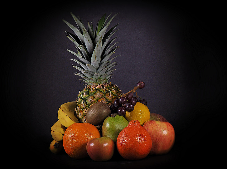 frutas, comida, fresco, saudável, refeição, delicioso, Cor