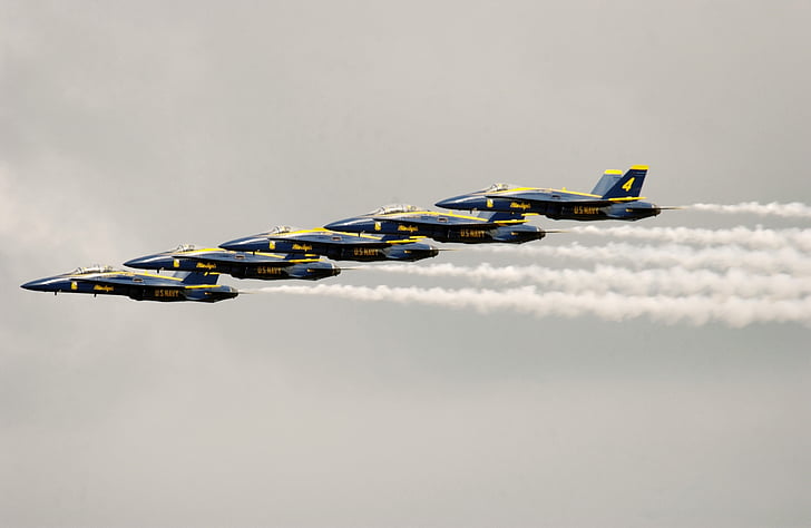 μπλε άγγελοι, αεροσκάφη, πτήση, επίδειξη μοίρα, Πολεμικό Ναυτικό, ΗΠΑ, απόδοση