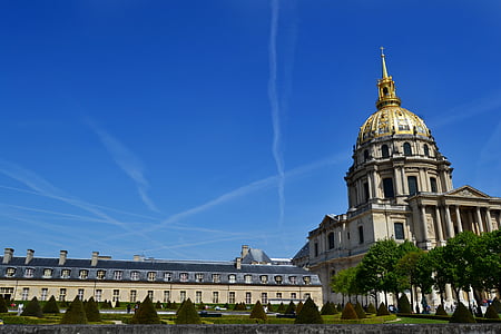 Monumento, Francia, Parigi, architettura, cupola, posto famoso, Europa