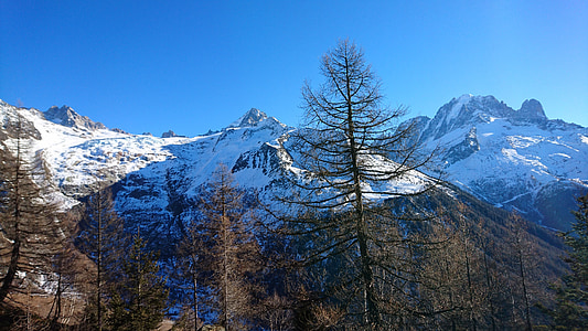 Alpes, montanhas, modo de exibição, neve, caminhadas, vistas panorâmicas, altitude