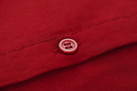 knappen, shirt, stof, tekstil, makro, detaljer, mønster