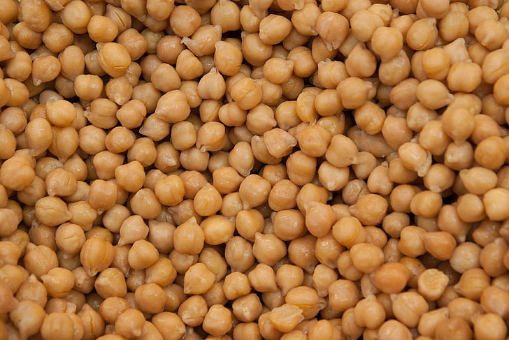 chickpeas, legume, market, food and drink, backgrounds, full frame, large group of objects