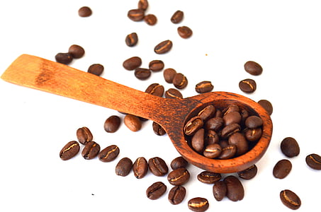coffee, ethiopia, africa, beans, spoon, bean