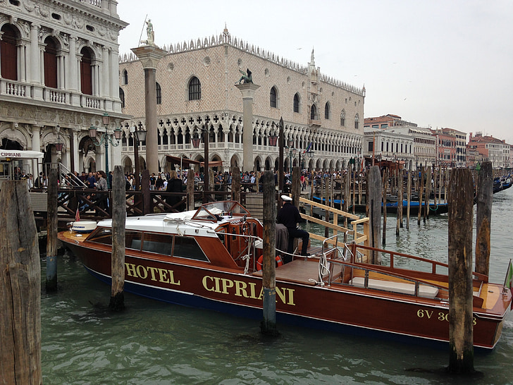 Veneţia, canal, Italia, gondole, Venetia - Italia, gondola, canal