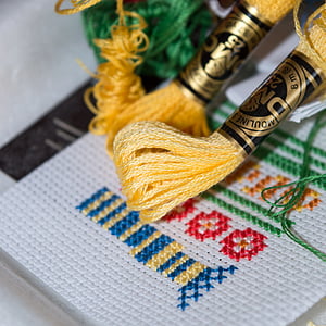 embroidery, needlework, thread, floss, hobby, handmade, passion