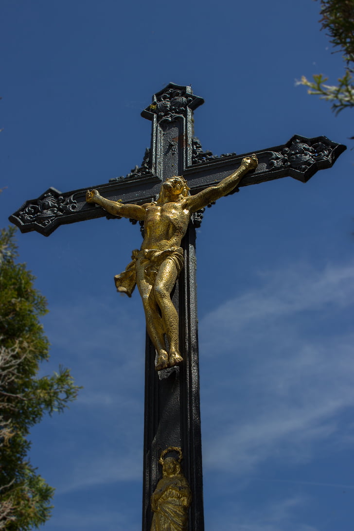 krucifix, Cross, Jesus, religion, tro, kristna, Wayside cross