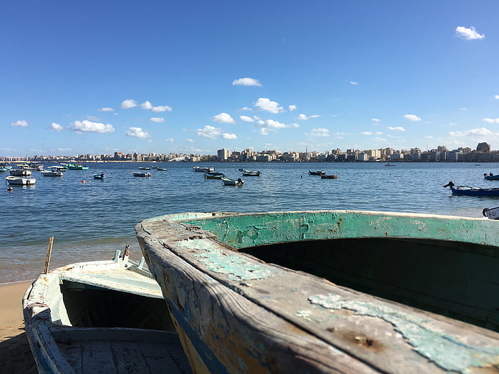 Alexandria, Egipt, morje