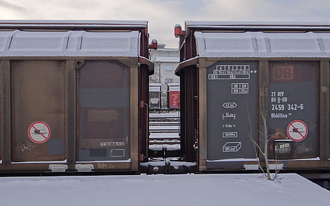 Hbbillns, wagons de marchandises, wagon couvert, Giengen, chemin de fer de Brenz, KBS 757, train