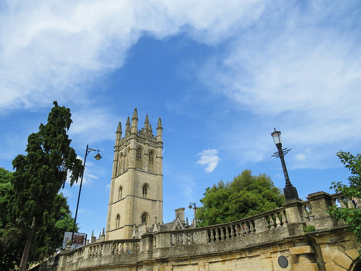 Magdalen, College, Bridge, Oxford, Universitetet, Oxfordshire