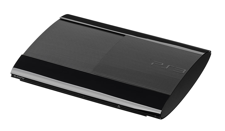 game console playstation 3, ps3, sony, called super slim, sony playstation, video game, play