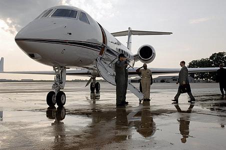 obchodné lietadlá, výkonný, Cestovanie, súkromné, letisko, Jet, lietadlo