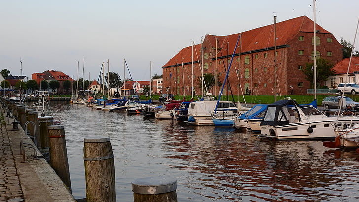 Port, City, pieni, River, Bay, aluksen, Pohjois-Saksassa