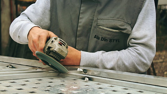 grinder, tools, worker, machine, construction, electric, work