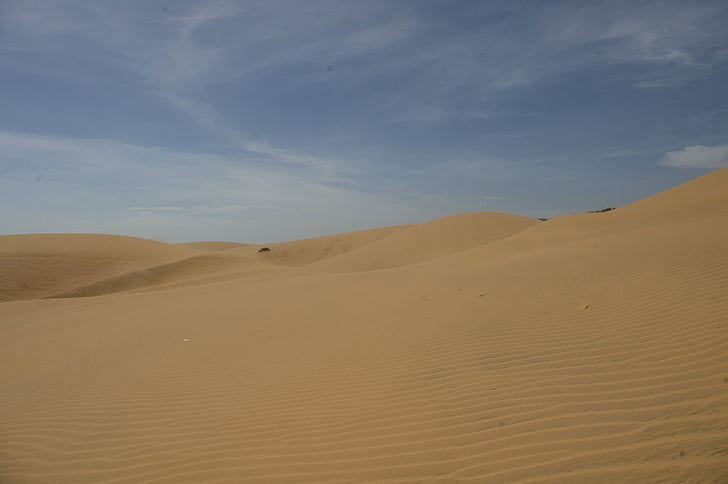 dűnék, sivatag, homok, a Muine, Vietnam