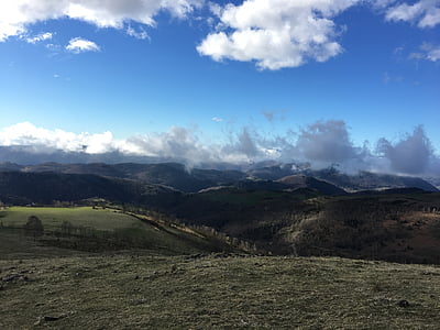 bergen, landskap, Pyrénées