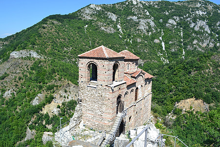 monastery, asenovgrad, bulgaria, church, landmark, christianity, medieval
