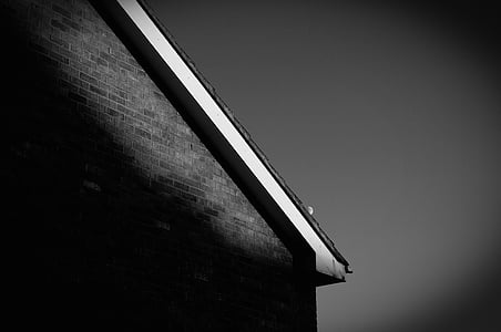 roof, sky, structure, house, building, sun, wall