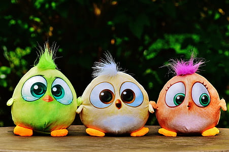 burung, burung, mewah, boneka binatang, mainan, Manis, Manis