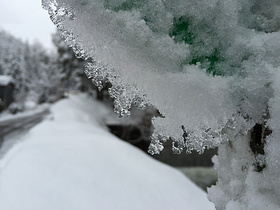 Ice, näkymät, talvi, makro, lumi, Luonto, Cold - lämpötila