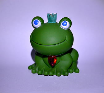 la rana, il figlio del re, verde, stagno, foglia