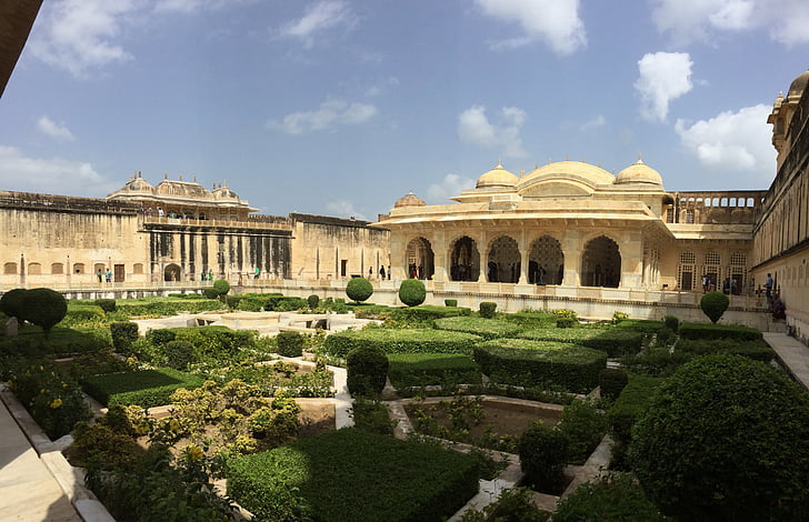 gamla fortet, Rajasthan, Haveli, Indien, fort, gamla, resor