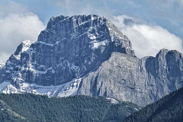 Rocky mountain, hoch, Berg, Landschaft, Landschaft, Britisch-Kolumbien, Kanada