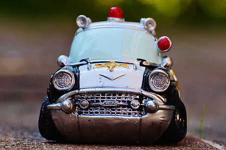 police, auto, police car, retro, patrol car, model car, miniature