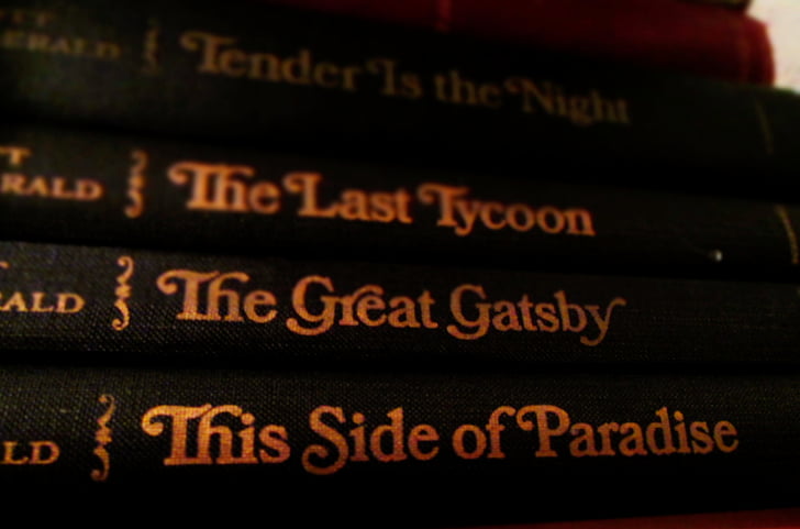 văn học, kinh điển, sách, thư viện, f, Scott fitzgerald, The great gatsby