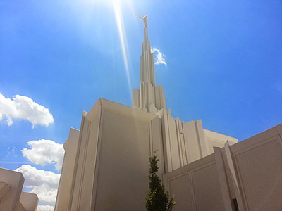 LDS chrám, mormonský chrám, chrám, kostel, Mormon, budova