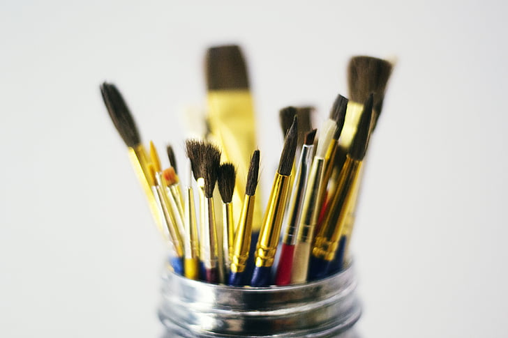 art, arts and crafts, brush, close-up, craft, creativity, paintbrush