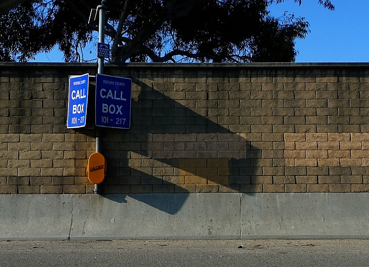 call box, way, interstate, road sign, emergency, highway, communication