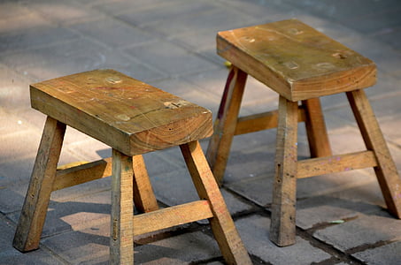 凳子, 凳子, 木材, 木制, 坐, 坐, 小