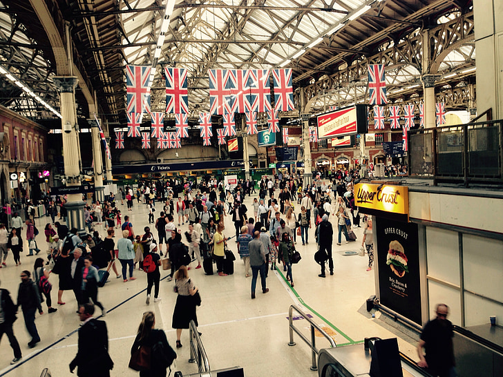 london, railway station, travel