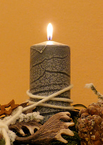 sviečka, usporiadanie, Advent, Vianoce, svetlo, plameň, Burn