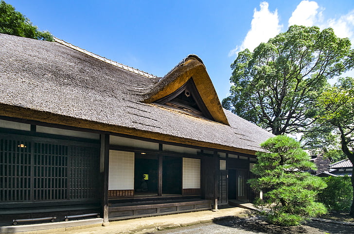 Japāna, lauku mājas, veco māju, mājas, Tokyo, koka, tradīcija