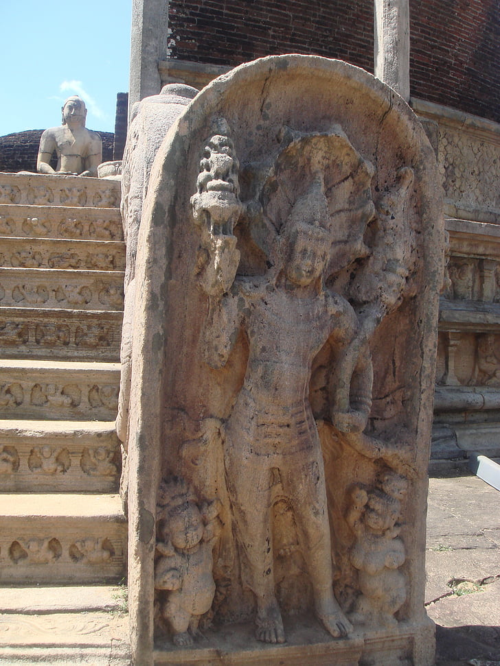 Temple, hoone, Sri lanka, disain, skulptuur, kivimüüritis, nikerdamist