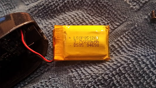 batería, batería recargable, batería de polímero de litio