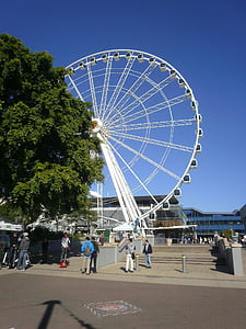 Brisbane, óriáskerék, Queensland, Southbank, látványosságok, vidámpark, művészet, kultúra és szórakozás