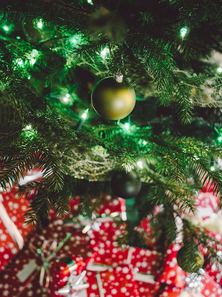 Christmas, cadeau, présents, vacances, rouge, cadeau de Noël, Xmas