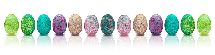 banner, Veľkonočné, vajcia, farebné, farebné, Veľkonočné vajíčko, Veľkonočné ozdoby