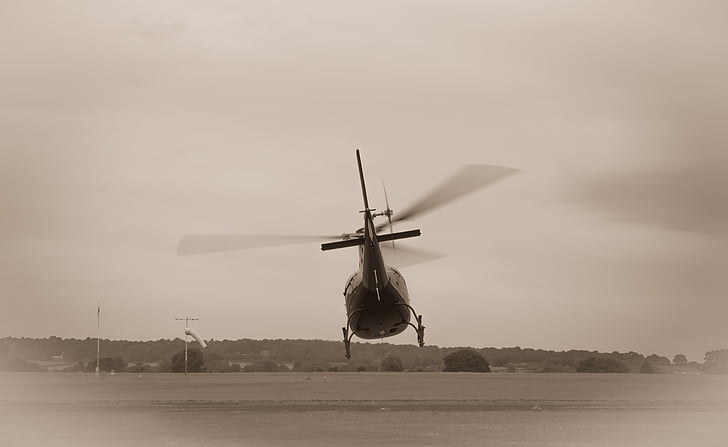 hélicoptère, décoller, voyage, Aviation, avion, mouche, pales de rotor