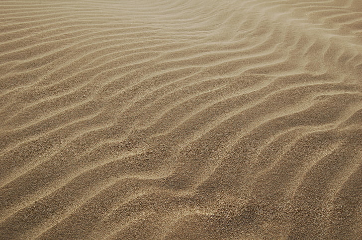 areia, Duna, vento, erosão, textura, deserto, planos de fundo
