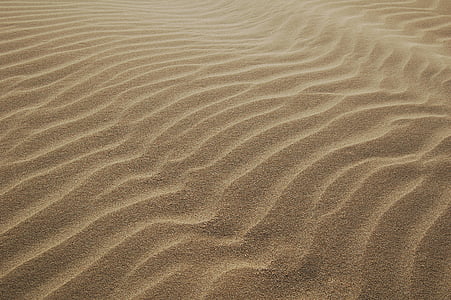 smėlio, Kopa, vėjo, erozija, tekstūros, dykuma, fonai