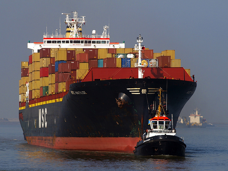 laeva, konteinerid, tooted, Shipping, Sea, Ocean, vee