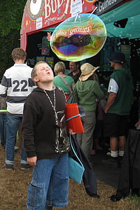bubble, child, festival, fun, airborne, giant, large