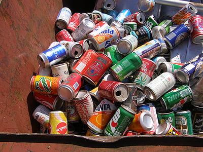 poubelle, vide, recycle, recyclage, garbage, peut, élimination
