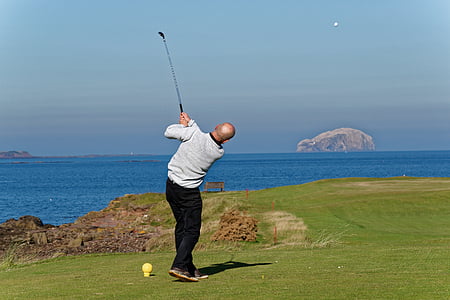 golf swing, golfer, swinging, man, male, person, golf