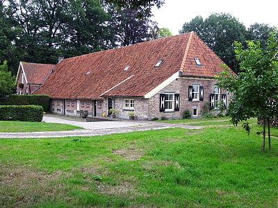 westerflier, Bouwhuis, Casa, edificio, tradicional, histórico, Países Bajos