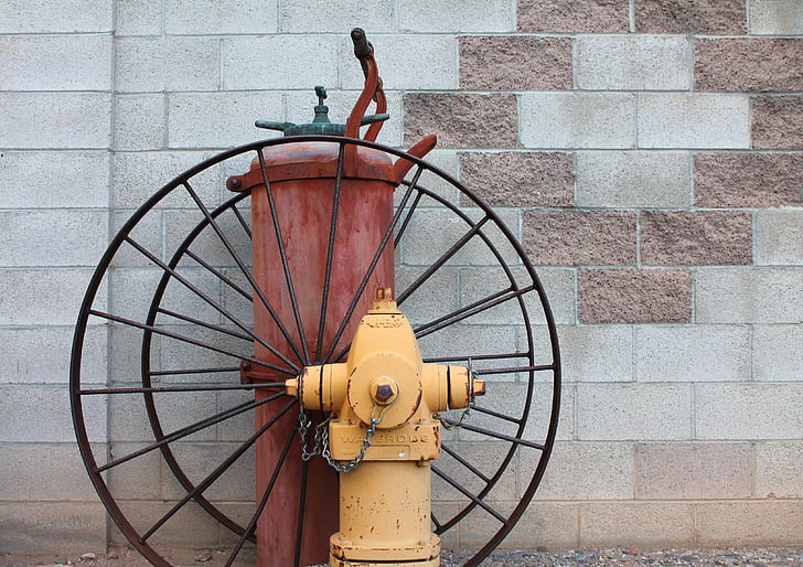 hidrant de incendiu, foc, retro, Vintage, siguranţă, vechi, design