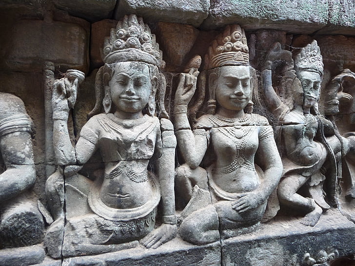 Kambodža, Angkor, Zřícenina, Asie, Buddhismus, Architektura, chrám